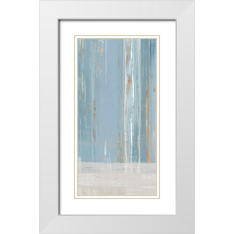 Awoken Might I White Modern Wood Framed Art Print with Double Matting by PI Studio