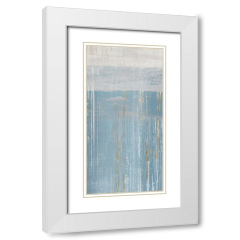 Awoken Might II White Modern Wood Framed Art Print with Double Matting by PI Studio