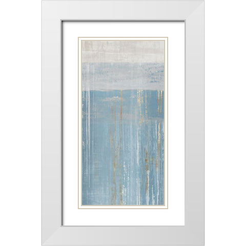 Awoken Might II White Modern Wood Framed Art Print with Double Matting by PI Studio