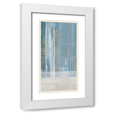 Awoken Might III White Modern Wood Framed Art Print with Double Matting by PI Studio