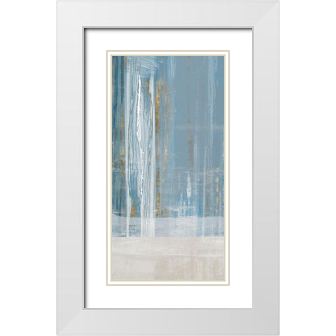 Awoken Might III White Modern Wood Framed Art Print with Double Matting by PI Studio