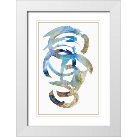 Pristine Answer White Modern Wood Framed Art Print with Double Matting by PI Studio