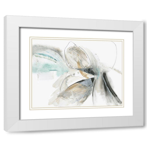 Breath In Between I  White Modern Wood Framed Art Print with Double Matting by PI Studio