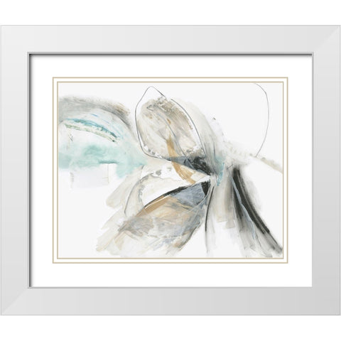 Breath In Between I  White Modern Wood Framed Art Print with Double Matting by PI Studio