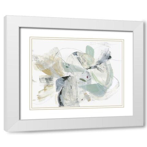 Breath In Between II   White Modern Wood Framed Art Print with Double Matting by PI Studio