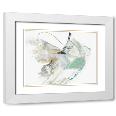 Breath In Between III  White Modern Wood Framed Art Print with Double Matting by PI Studio