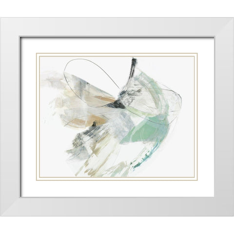 Breath In Between III  White Modern Wood Framed Art Print with Double Matting by PI Studio