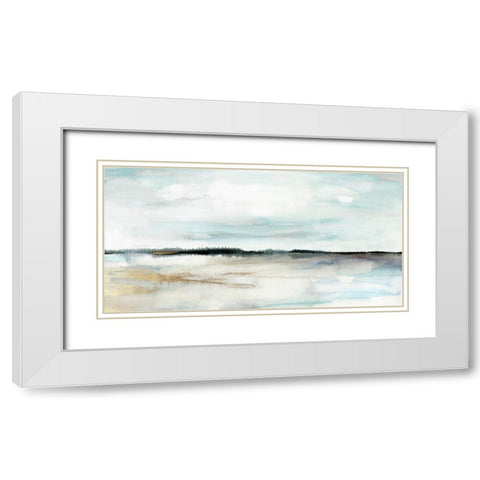 Beautiful Place  White Modern Wood Framed Art Print with Double Matting by PI Studio