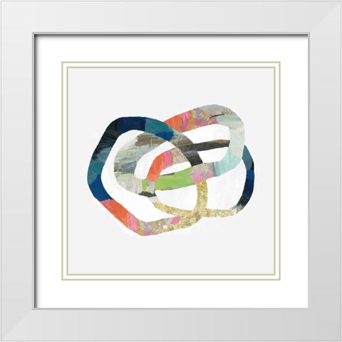 Allied I White Modern Wood Framed Art Print with Double Matting by PI Studio