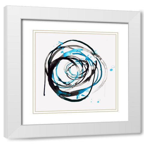 Thrill of Infinity II White Modern Wood Framed Art Print with Double Matting by PI Studio