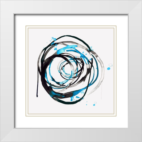 Thrill of Infinity II White Modern Wood Framed Art Print with Double Matting by PI Studio