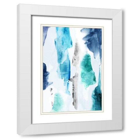 Release Moment White Modern Wood Framed Art Print with Double Matting by PI Studio