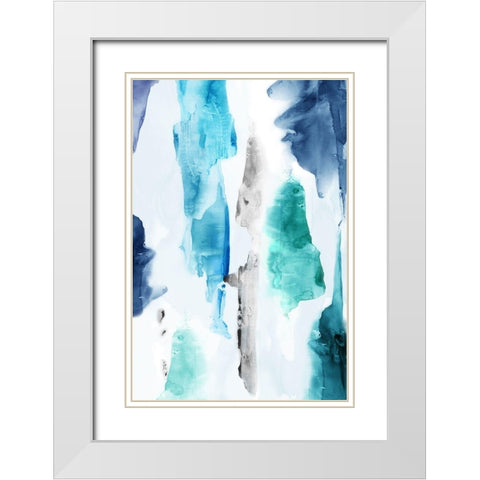 Release Moment White Modern Wood Framed Art Print with Double Matting by PI Studio