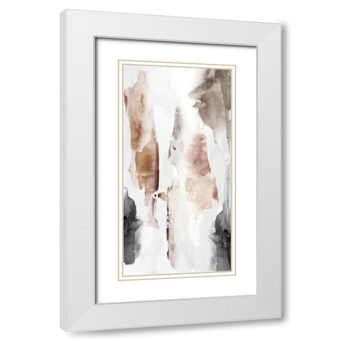 Release Moment Neutral Version White Modern Wood Framed Art Print with Double Matting by PI Studio