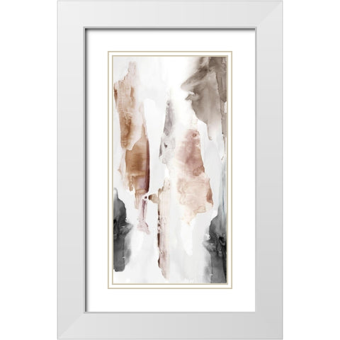 Release Moment Neutral Version White Modern Wood Framed Art Print with Double Matting by PI Studio