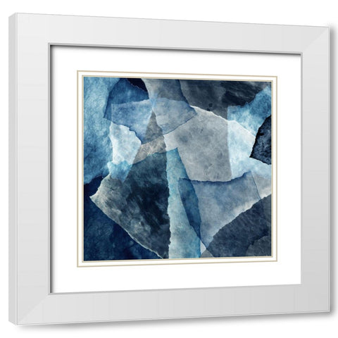 Ideal Deepness II White Modern Wood Framed Art Print with Double Matting by PI Studio