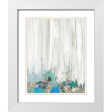 Hidden in Light II White Modern Wood Framed Art Print with Double Matting by PI Studio