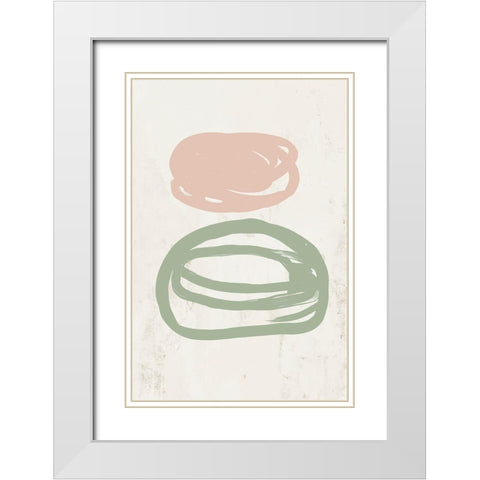 Wind It Up  White Modern Wood Framed Art Print with Double Matting by PI Studio