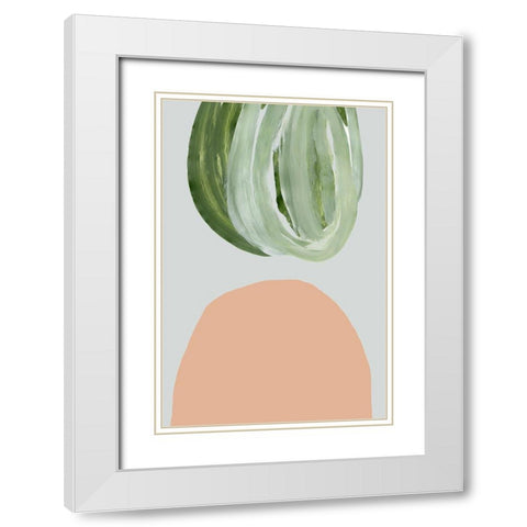 Combining  White Modern Wood Framed Art Print with Double Matting by PI Studio