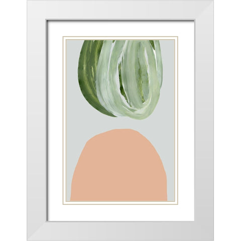 Combining  White Modern Wood Framed Art Print with Double Matting by PI Studio