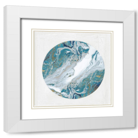 Planet Earth II   White Modern Wood Framed Art Print with Double Matting by PI Studio