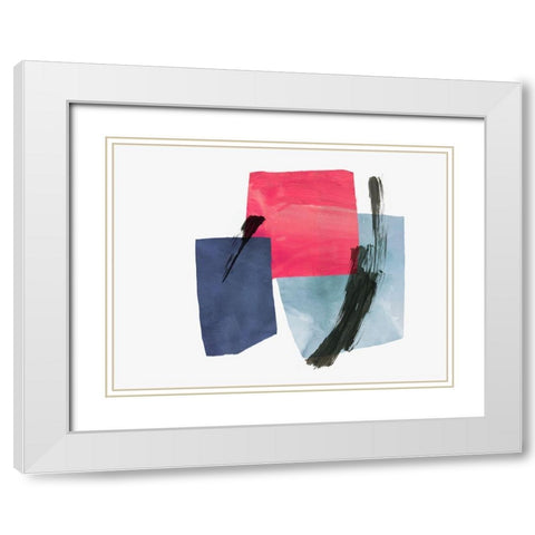 Wide Awake  White Modern Wood Framed Art Print with Double Matting by PI Studio