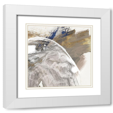 Enlightenment I  White Modern Wood Framed Art Print with Double Matting by PI Studio