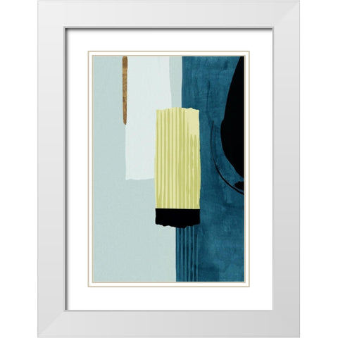 The Stars Edge II   White Modern Wood Framed Art Print with Double Matting by PI Studio