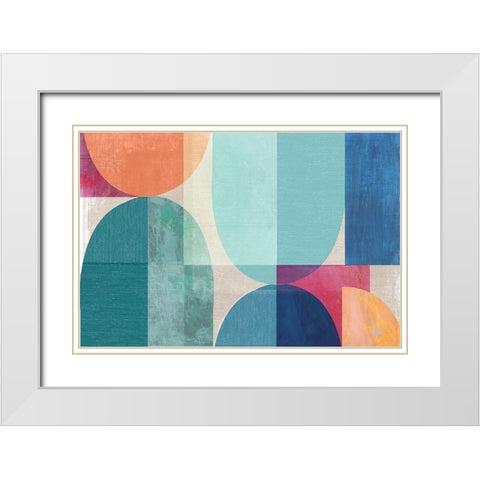 Dreams of Flight White Modern Wood Framed Art Print with Double Matting by PI Studio