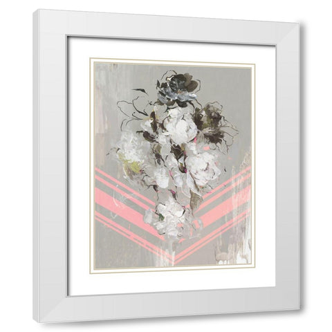 Lasting Evermore I  White Modern Wood Framed Art Print with Double Matting by PI Studio