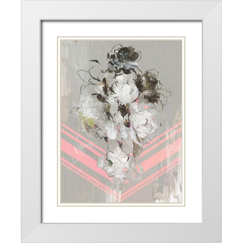 Lasting Evermore I  White Modern Wood Framed Art Print with Double Matting by PI Studio