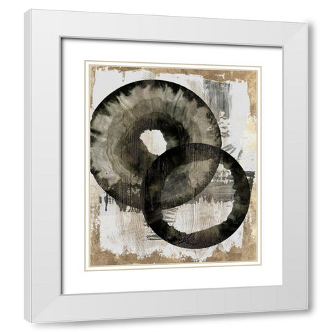 Motion Capture  White Modern Wood Framed Art Print with Double Matting by PI Studio