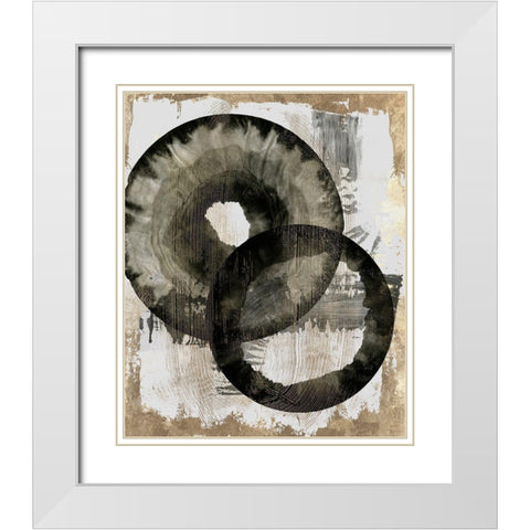 Motion Capture  White Modern Wood Framed Art Print with Double Matting by PI Studio