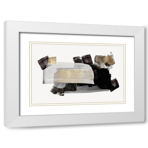 Wingold White Modern Wood Framed Art Print with Double Matting by PI Studio