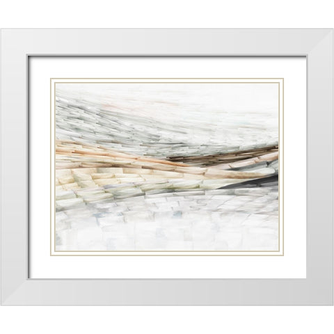Lady of the Rocks I White Modern Wood Framed Art Print with Double Matting by PI Studio