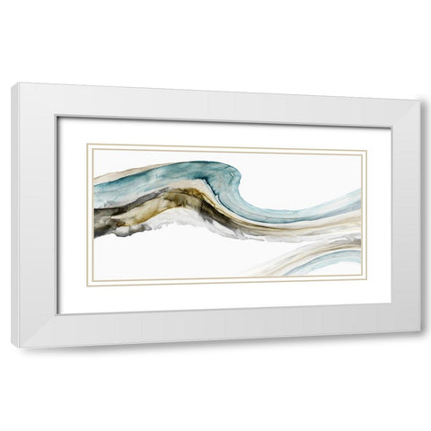 I Dream of the Sea White Modern Wood Framed Art Print with Double Matting by PI Studio