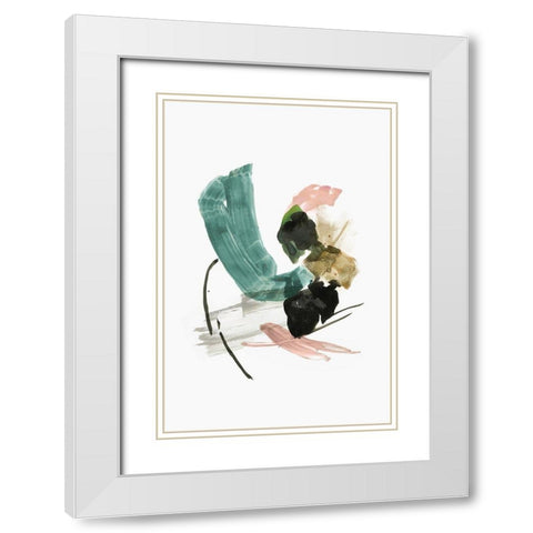 The Nymphs Reply I  White Modern Wood Framed Art Print with Double Matting by PI Studio