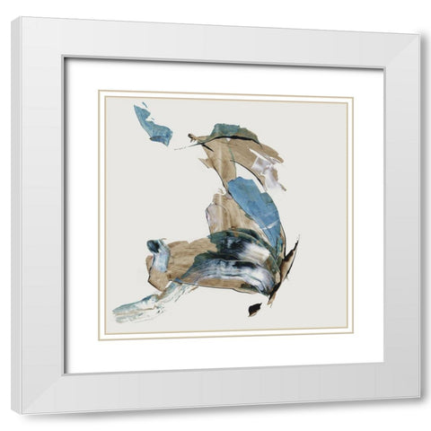 The Earth Has Care I  White Modern Wood Framed Art Print with Double Matting by PI Studio