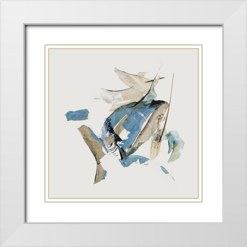 The Earth Has Care II White Modern Wood Framed Art Print with Double Matting by PI Studio