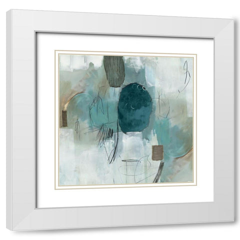Internal Reflection  White Modern Wood Framed Art Print with Double Matting by PI Studio