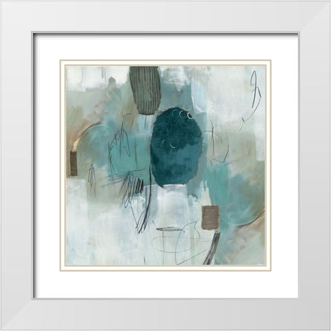 Internal Reflection  White Modern Wood Framed Art Print with Double Matting by PI Studio