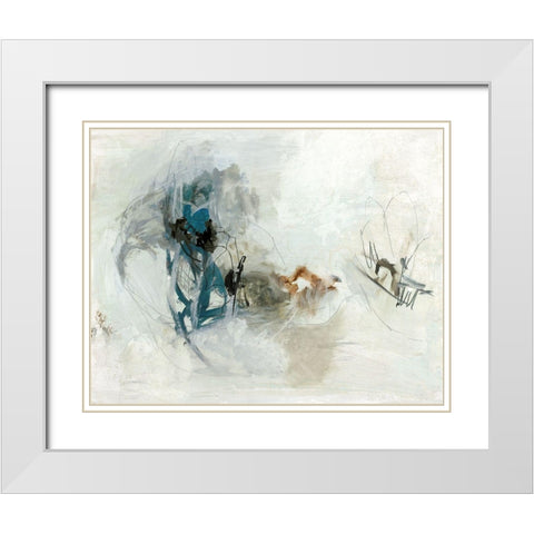 Into the Wild White Modern Wood Framed Art Print with Double Matting by PI Studio