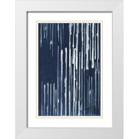 Pillars of Life I White Modern Wood Framed Art Print with Double Matting by PI Studio