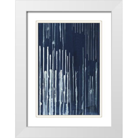 Pillars of Life II White Modern Wood Framed Art Print with Double Matting by PI Studio