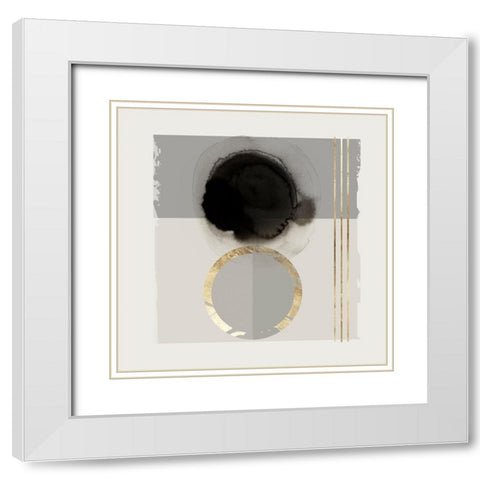 Dream Life Inspired II White Modern Wood Framed Art Print with Double Matting by PI Studio