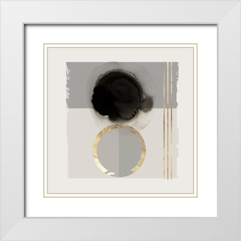 Dream Life Inspired II White Modern Wood Framed Art Print with Double Matting by PI Studio