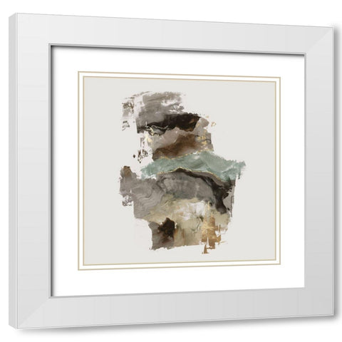 Return to Spring White Modern Wood Framed Art Print with Double Matting by PI Studio