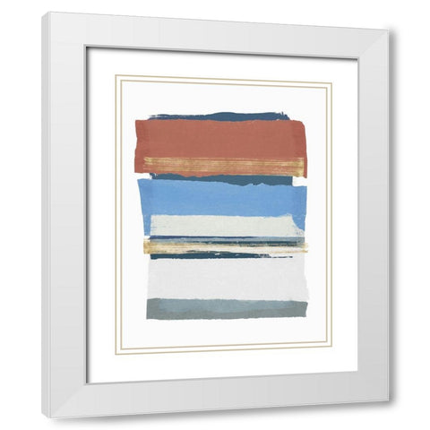 Sunset Boulevard II  White Modern Wood Framed Art Print with Double Matting by PI Studio