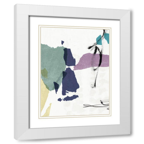 Grapeseed I  White Modern Wood Framed Art Print with Double Matting by PI Studio