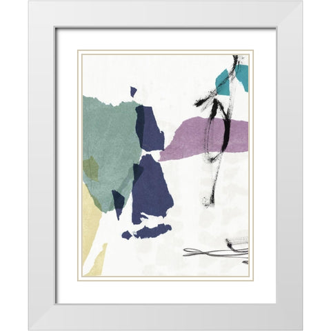 Grapeseed I  White Modern Wood Framed Art Print with Double Matting by PI Studio